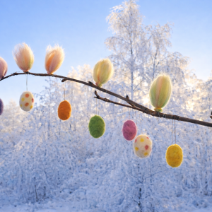 Knoppar till påskriset